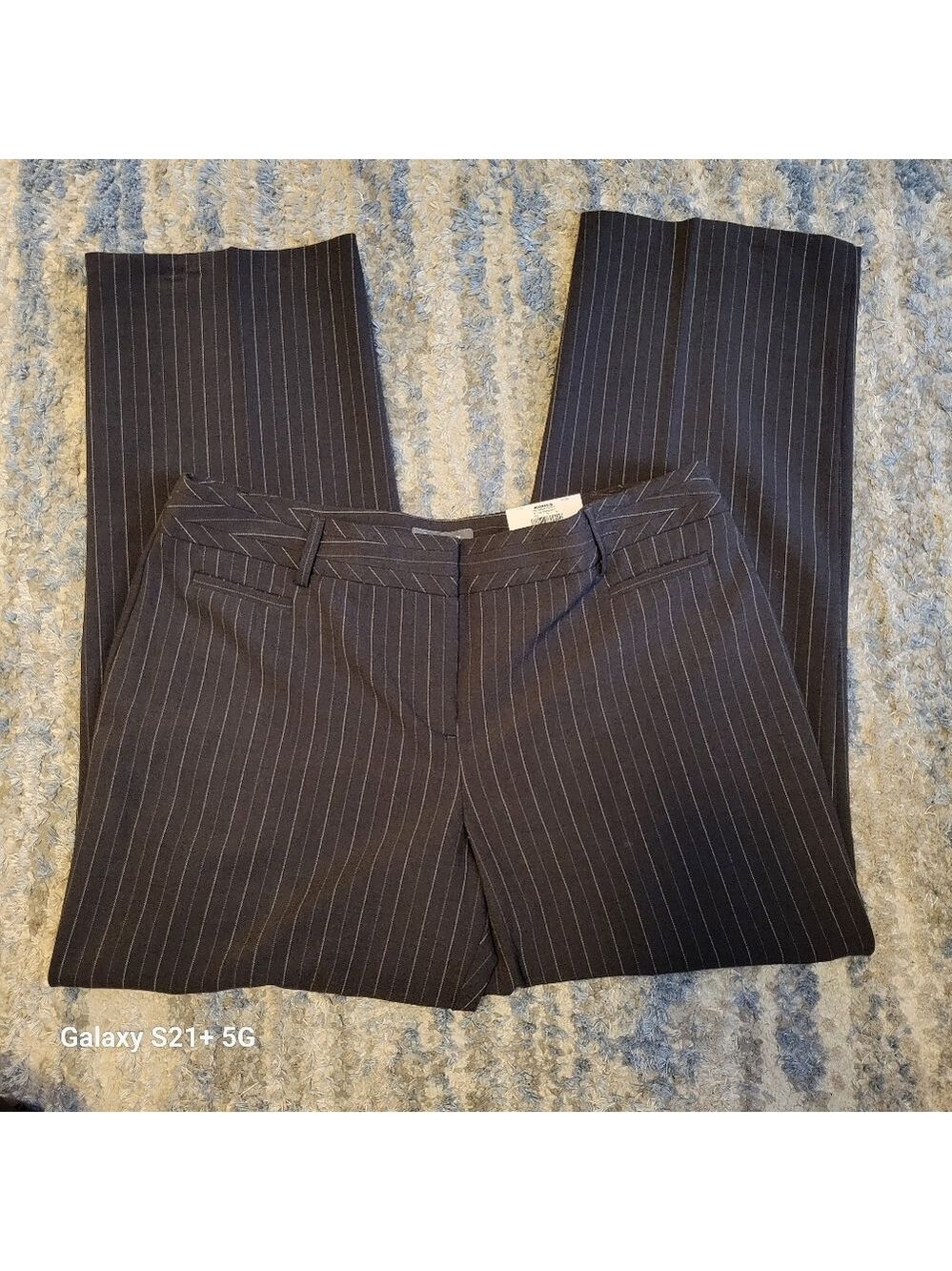 NWT Apt.9 trousers grey pin stripes size 16P